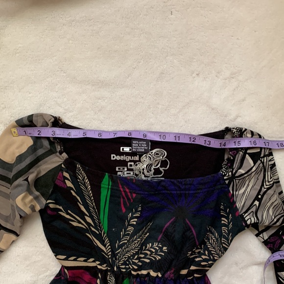 Desigual mini dress with long sleeves. - Picture 10 of 12